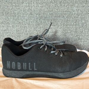 No‎ Bull Shoes All Black Running Sports Mens 8.5 Womens 10 Athletic Lace Up Race